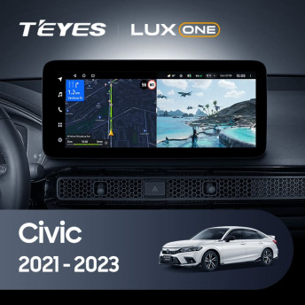Штатная магнитола Teyes LUX ONE 4/64 Honda Civic FE FL (2021-2023)