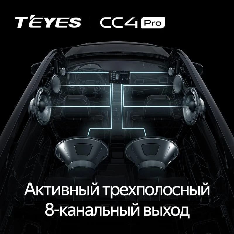 Штатная магнитола Teyes CC4 Pro 12/256 Chery Tiggo T11 1 (2005-2013) (13")