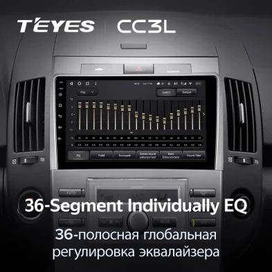 Штатная магнитола Teyes CC3L 4/32 Toyota Corolla Verso AR10 (2004-2009) F2