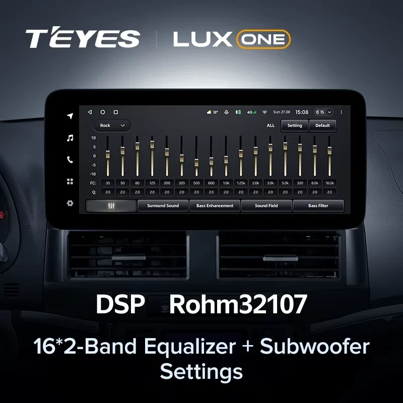 Штатная магнитола Teyes LUX ONE 6/128 Hyundai Santa Fe 2 (2006-2012)