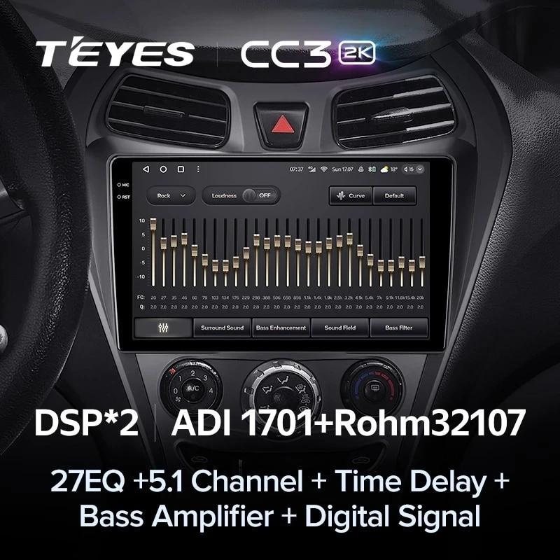 Штатная магнитола Teyes CC3 2K 6/128 Hyundai Eon (2012-2019)