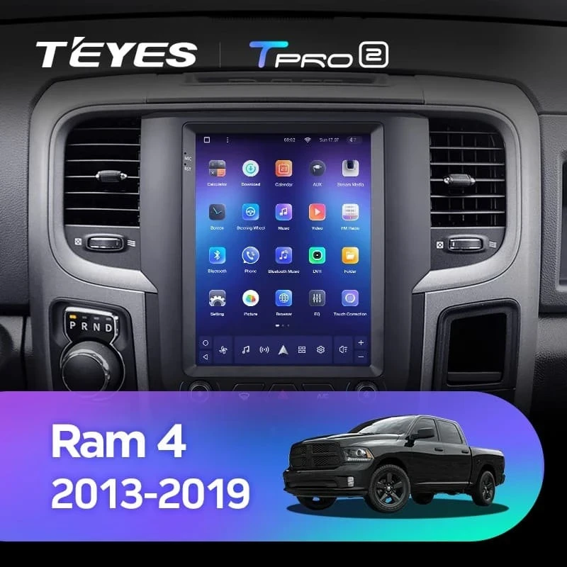 Штатная магнитола Tesla style Teyes TPRO 2 6/128 Dodge Ram 4 IV DJ DS (2013-2019) Тип-A