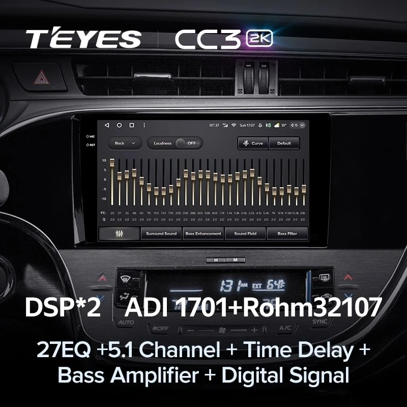 Штатная магнитола Teyes CC3 2K 4/64 Toyota Avalon IV XX40 (2012-2018)