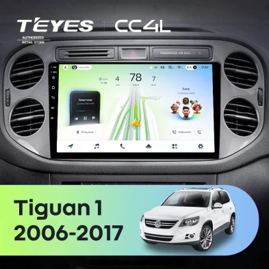 Штатная магнитола Teyes CC4L 6/64 Volkswagen Tiguan 1 NF (2006-2017)