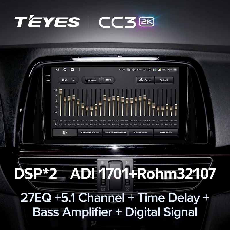 Штатная магнитола Teyes CC3 2K 4/64 Mazda Atenza 3 (2012-2017) Тип-A Правый руль