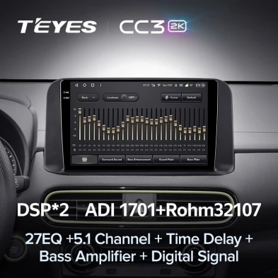 Штатная магнитола Teyes CC3 2K 6/128 Hyundai Encino (2018-2019)