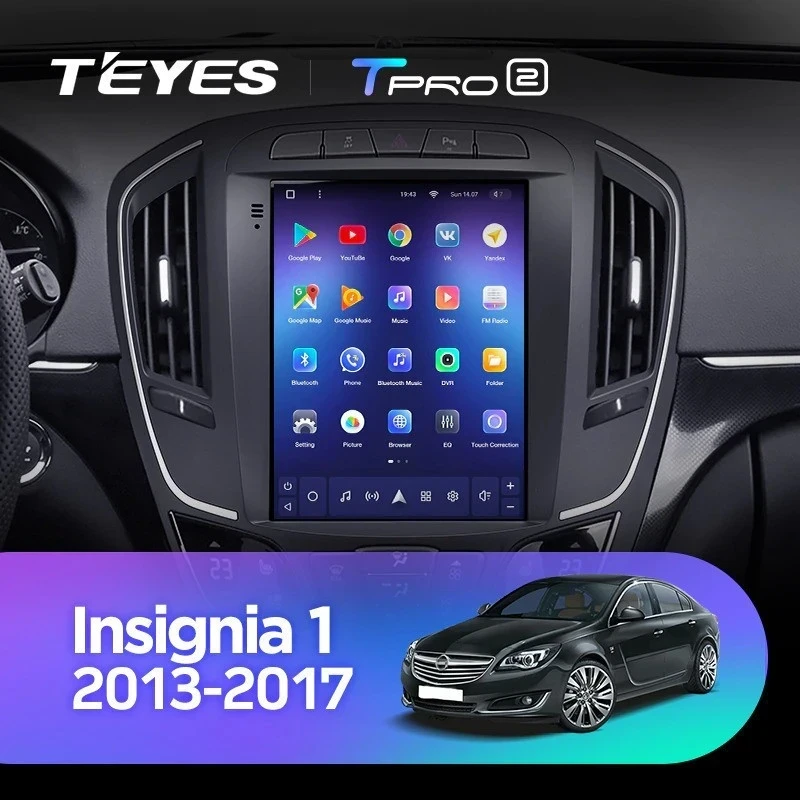 Штатная магнитола Tesla style Teyes TPRO 2 6/128 Opel Insignia 1 рестайлинг (2013-2017)