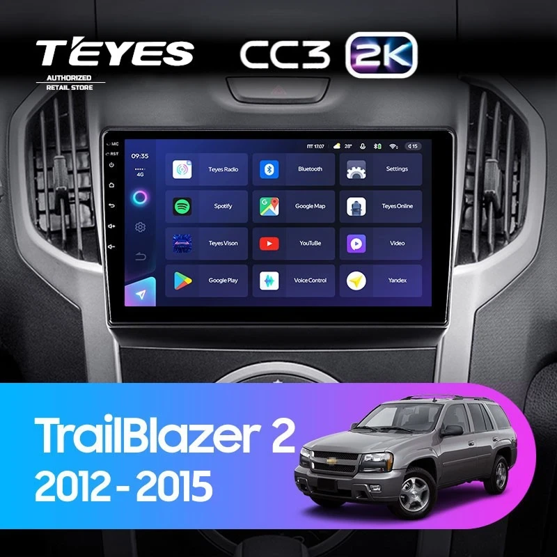Штатная магнитола Teyes CC3 2K 6/128 Chevrolet TrailBlazer 2 (2012-2015)