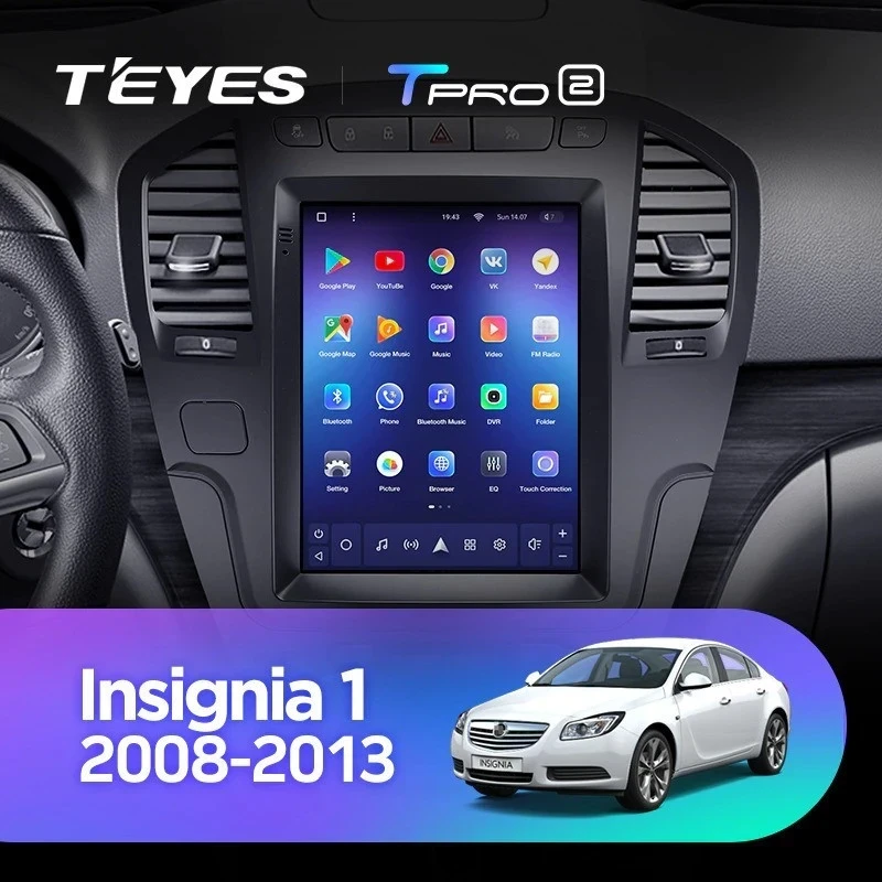 Штатная магнитола Tesla style Teyes TPRO 2 6/128 Opel Insignia 1 (2008-2013)