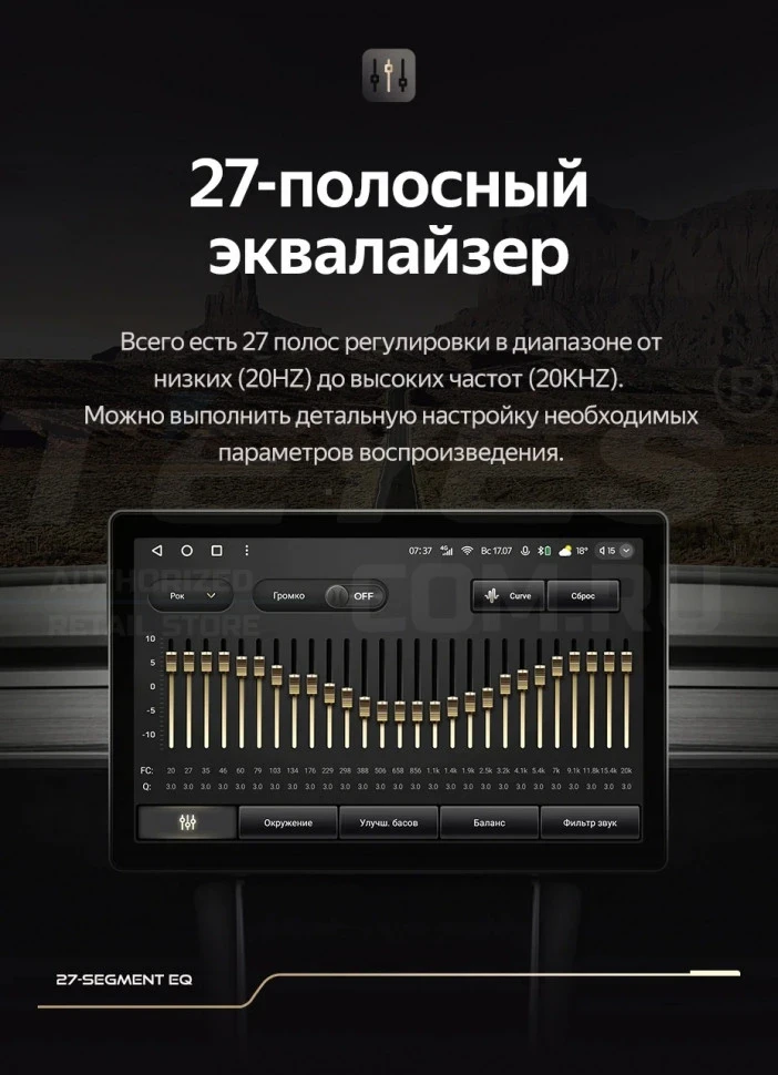 Штатная магнитола Teyes CC3 2K 6/128 Ford Transit (2012-2021) F1 (13")