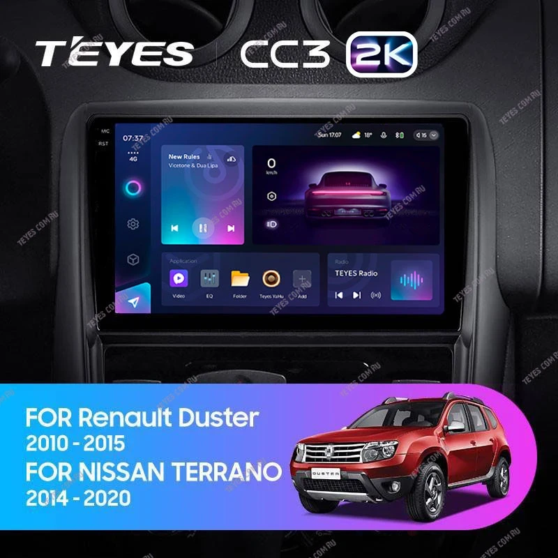 Штатная магнитола Teyes CC3 2K 4/32 Renault Duster 1 (2010-2015)