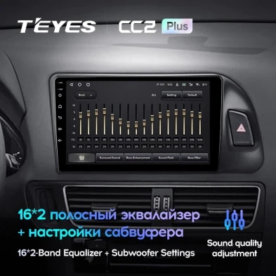 Штатная магнитола Teyes CC2 Plus 4/32 Audi Q5 8R (2008-2017) Тип-A
