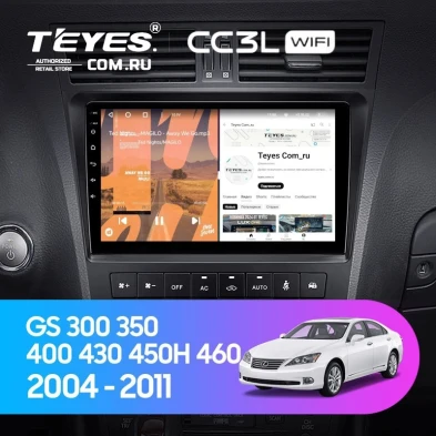 Штатная магнитола Teyes CC3L WiFi 2/32 Lexus GS300 350 400 430 450h 460 (2004-2011)