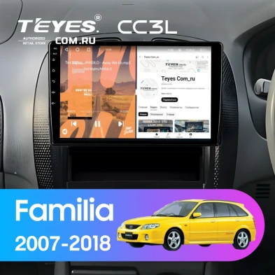 Штатная магнитола Teyes CC3L 4/32 Mazda Familia (2007-2018) Правый руль