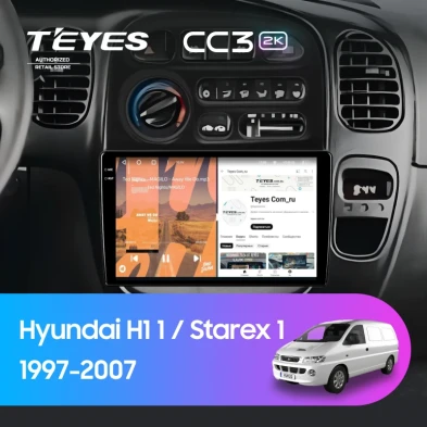Штатная магнитола Teyes CC3 2K 4/64 Hyundai H1 1 (1997-2007)