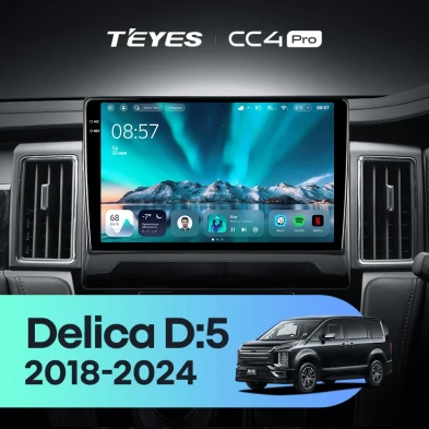 Штатная магнитола Teyes CC4 Pro 12/256 Mitsubishi Delica D:5 (2018-2024)