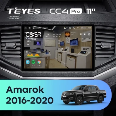 Штатная магнитола Teyes CC4 Pro 12/256 Volkswagen Amarok 1 (2016-2020) (11")