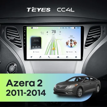 Штатная магнитола Teyes CC4L 6/64 Hyundai Azera 2 (2011-2014) F1