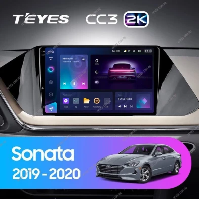 Штатная магнитола Teyes CC3 2K 360 6/128 Hyundai Sonata DN8 (2019-2020) Тип-B