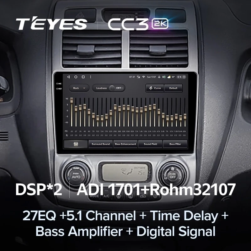 Штатная магнитола Teyes CC3 2K 4/64 Kia Sportage 2 (2004-2010) F1