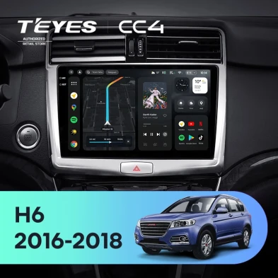 Штатная магнитола Teyes CC4 6/64 Haval H6 (2016-2018)