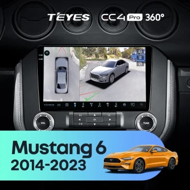 Штатная магнитола Teyes CC4 Pro 360 8/128 Ford Mustang VI S550 (2014-2023) F1