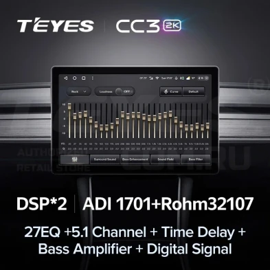 Штатная магнитола Teyes CC3 2K 4/64 Toyota Land Cruiser 200 (2015-2021) (13")