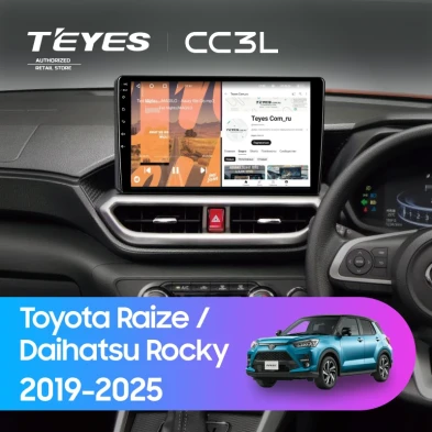 Штатная магнитола Teyes CC3L 4/32 Daihatsu Rocky (2019-2026) F2 Правый руль